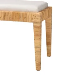 Sofia Rattan And Mahogany Wood Bench White/Natural Brown - Baxton Studio 9 Sofia Rattan And Mahogany Wood Bench White/Natural Brown - Baxton Studio -Baxton Studio Sale Shop GUEST b6c597af 41a7 40d7 8f43 1de34b02bede
