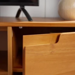 Solid Wood Mid-Century Modern TV Stand For TVs Up To 80" - Saracina Home 22 Solid Wood Mid-Century Modern TV Stand For TVs Up To 80" - Saracina Home -Baxton Studio Sale Shop GUEST b78e54f7 947a 4b3c 9e8b b3b9f13c7373