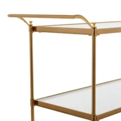 Modern 3 Shelf Metal Bar Cart Brass - Olivia & May -Baxton Studio Sale Shop GUEST b7b7da48 294f 4f33 868f b8c72f34dfe3