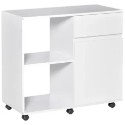 HOMCOM Filing Cabinet/Printer Stand With Open Storage Shelves, For Home Or Office Use, Including An Easy Drawer 12 HOMCOM Filing Cabinet/Printer Stand With Open Storage Shelves, For Home Or Office Use, Including An Easy Drawer -Baxton Studio Sale Shop GUEST b8026186 5533 4d2f b144 f27ac4ce3707