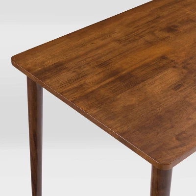 5pc Branson Wood Dining Set Walnut Stain - CorLiving 5 5pc Branson Wood Dining Set Walnut Stain - CorLiving - Image 5