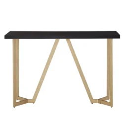 Karianne Metal Base Sofa Table Black/Gold - Inspire Q 7 Karianne Metal Base Sofa Table Black/Gold - Inspire Q -Baxton Studio Sale Shop GUEST b8255f5b 486c 4c0c 9bdc 9228130dd95d