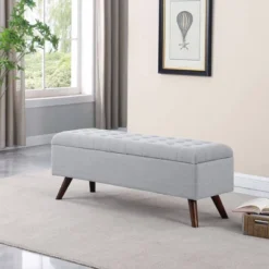 Modern Tufted Storage Bench - HomePop 28 Modern Tufted Storage Bench - HomePop -Baxton Studio Sale Shop GUEST b82d051b c6eb 419f a029 d1a4641366be