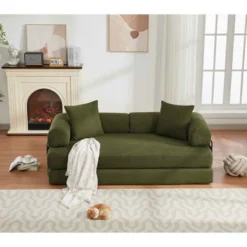 DIY Modular Convertible Sleeper Sofa Bed, 4-in-1 Foldable Sofa With Moveable Arms, Soft Foam Support Sofa With Corduroy Cushion-Coolbibila 17 DIY Modular Convertible Sleeper Sofa Bed, 4-in-1 Foldable Sofa With Moveable Arms, Soft Foam Support Sofa With Corduroy Cushion-Coolbibila -Baxton Studio Sale Shop GUEST b86d2188 cd71 4087 b7da 693402128340