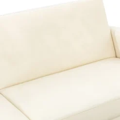 Lanna 76"Wide Vegan Leather Modern Style Convertible Futon Sofa Bed For Living Room Guest Bedroom | ARTFUL LIVING DESIGN -Baxton Studio Sale Shop GUEST b86f2069 bcdb 493a 8ccd f71bd56cf860