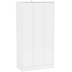 Denmark 3 Door Wardrobe - Polifurniture -Baxton Studio Sale Shop GUEST b87b16a6 9200 4750 acd6 943d4d971da7