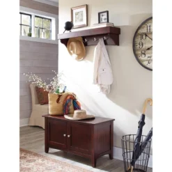 Shaker Cottage Storage Cabinet Bench Espresso - Alaterre Furniture -Baxton Studio Sale Shop GUEST b8ba8804 1a2d 48b4 86b1 5a33bec18c1b