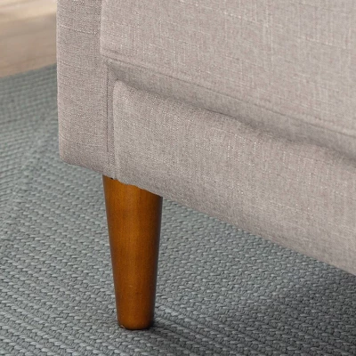 73" Pascal Sofa With USB Oatmeal - Zinus 3 73" Pascal Sofa With USB Oatmeal - Zinus - Image 3