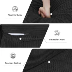 WJShome Modular Sectional Sofa Cloud Couch,Corduroy 141.73inch L Shaped Sofa With Chaise,Convertible Sleeper Sofa Couches 20 WJShome Modular Sectional Sofa Cloud Couch,Corduroy 141.73inch L Shaped Sofa With Chaise,Convertible Sleeper Sofa Couches -Baxton Studio Sale Shop GUEST b9542b0a f98b 41c8 b0bb ee3cbfad003b