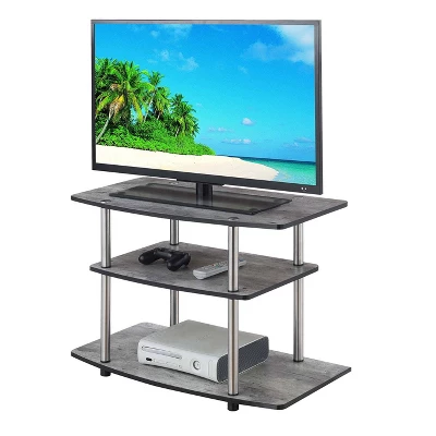 Designs2Go 3 Tier TV Stand For TVs Up To 32" - Breighton Home 2 Designs2Go 3 Tier TV Stand For TVs Up To 32" - Breighton Home - Image 2