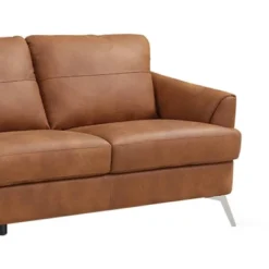 81" Safi Sofa Cappuccino Leather - Acme Furniture -Baxton Studio Sale Shop GUEST ba2cf691 2364 44bd 8e5b eca15af07af9