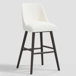 Geller Modern Textured Linen Counter Height Barstool - Threshold™ -Baxton Studio Sale Shop GUEST ba8fd7c6 dc5d 4ee6 8806 a6e46213f2c3