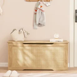 USIKEY 39.4” Storage Chest, Toy Box With 2 Safety Hinges, Rattan Storage Bench With Storage, Toy Chest For Bedroom, 17 USIKEY 39.4” Storage Chest, Toy Box With 2 Safety Hinges, Rattan Storage Bench With Storage, Toy Chest For Bedroom, -Baxton Studio Sale Shop GUEST ba911035 a128 4495 9727 ecfa4f1d77ee