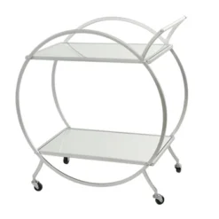 Contemporary Glam Metal Bar Cart - Olivia & May -Baxton Studio Sale Shop GUEST baedd920 4ebd 42d0 8552 f19a34fb743d