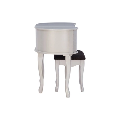 Paloma Vanity Set Silver - Linon 6 Paloma Vanity Set Silver - Linon - Image 6