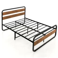 Costway Metal Bed Frame Arc Platform Headboard Footboard Mattress Foundation Black 20 Costway Metal Bed Frame Arc Platform Headboard Footboard Mattress Foundation Black -Baxton Studio Sale Shop GUEST bca3b548 a166 4590 9886 3033a8a1af88