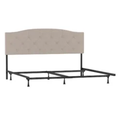 King/California King Provence Upholstered Arch Adjustable Tufted Headboard With Frame Linen Fabric - Hillsdale Furniture 12 King/California King Provence Upholstered Arch Adjustable Tufted Headboard With Frame Linen Fabric - Hillsdale Furniture -Baxton Studio Sale Shop GUEST bcc73e71 83f9 4f6e 93ad 3b31772f697a