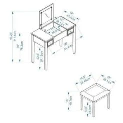Butterfly Vanity And Stool - Linon 30 Butterfly Vanity And Stool - Linon -Baxton Studio Sale Shop GUEST bcc9439e 57c4 4694 aeed c13a2c407e5f