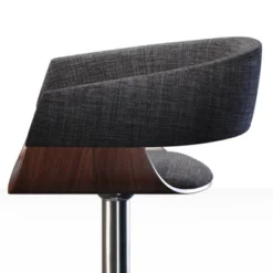 Calina Adjustable Swivel Barstool Charcoal Gray - WyndenHall 13 Calina Adjustable Swivel Barstool Charcoal Gray - WyndenHall -Baxton Studio Sale Shop GUEST bd077fbc f134 4124 af67 c6e4bd8371cf