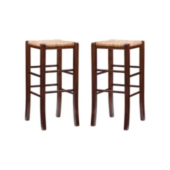 Set Of 2 Gianna Backless Barstools - Linon 18 Set Of 2 Gianna Backless Barstools - Linon -Baxton Studio Sale Shop GUEST bd1c7d8f 3085 4772 becc aa9a6768e346