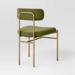 Orion Luxe Dining Chair With Brass Legs Olive Green Velvet - Threshold™ -Baxton Studio Sale Shop GUEST bd8c2c24 3b6e 489d 8089 ea0e4734f388