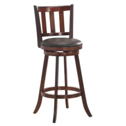 Costway Set Of 4 29.5'' Swivel Bar Stool Leather Padded Dining Kitchen Pub Bistro Chair Low Back 14 Costway Set Of 4 29.5'' Swivel Bar Stool Leather Padded Dining Kitchen Pub Bistro Chair Low Back -Baxton Studio Sale Shop GUEST bd9669d4 bc12 4d26 b6d8 77850652e2e2