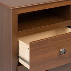 Prepac Open Shelf Nightstand Cherry - Monterey -Baxton Studio Sale Shop GUEST bdb04fbb 2268 4201 9440 4d33d23ffef0