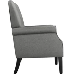 Yaheetech Fabrics Upholstered Accent Chair Arm Chair For Living Room -Baxton Studio Sale Shop GUEST be0c5614 7897 4de4 8f53 05adcaaddf97
