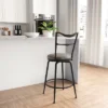 Larimore Metal Counter Height Stool Black - Hillsdale Furniture