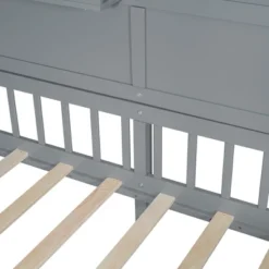 Twin Size House Bed With Shelves, Platform Bed With Window And Sparkling Light Strip On The Roof 4W - ModernLuxe -Baxton Studio Sale Shop GUEST be98bf2c a2c1 4fdb b99a 27f207cdb794