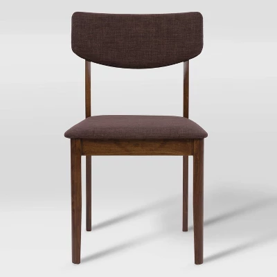 5pc Branson Wood Dining Set Walnut Stain - CorLiving 4 5pc Branson Wood Dining Set Walnut Stain - CorLiving - Image 4