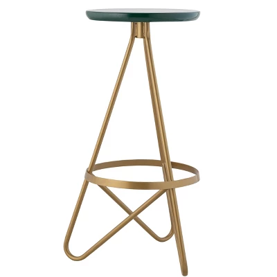 JONATHAN Y Spiroa Modern Industrial Metal Backless Circular Bar Stool 5 JONATHAN Y Spiroa Modern Industrial Metal Backless Circular Bar Stool - Image 5