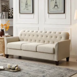 Hilda 73"Wide Living Room Sofa With Flared Arms | ARTFUL LIVING DESIGN 24 Hilda 73"Wide Living Room Sofa With Flared Arms | ARTFUL LIVING DESIGN -Baxton Studio Sale Shop GUEST bf9b2dba b76b 4d75 93fe 9870adf85a8b