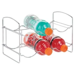 MDesign Collapsible Metal Water Bottle, Wine Rack Holder -Baxton Studio Sale Shop GUEST bfd48128 1bf5 4644 bead da2a8818d507