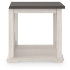 Dorrinson End Side Table White/Black/Gray - Signature Design By Ashley -Baxton Studio Sale Shop GUEST c0826c48 a321 4cce 93c8 d2cf4379d075