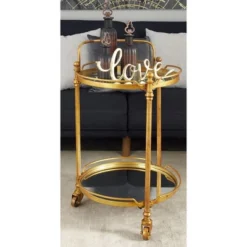 Traditional Iron And Mirrored Bar Cart Brass - Olivia & May 11 Traditional Iron And Mirrored Bar Cart Brass - Olivia & May -Baxton Studio Sale Shop GUEST c0ea4256 fe20 4f1d b545 a6afacfd4e5f