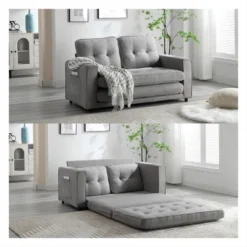 CENGHU 3 Fold Sofa, Convertible Sleeper Sofa Bed, Pull Out Couch Sofa Bed For Living Room Bedroom 31 CENGHU 3 Fold Sofa, Convertible Sleeper Sofa Bed, Pull Out Couch Sofa Bed For Living Room Bedroom -Baxton Studio Sale Shop GUEST c122faeb 7a35 42ae a274 a44a3a6cc871