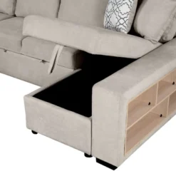 NicBex Modern 109" Pull Out Sofa Bed Chenille Convertible Sleeper Sofa With Storage Chaise And USB Ports For Living Room 9 NicBex Modern 109" Pull Out Sofa Bed Chenille Convertible Sleeper Sofa With Storage Chaise And USB Ports For Living Room -Baxton Studio Sale Shop GUEST c1b06994 c6e6 4f5c 812a d9e30c95030a