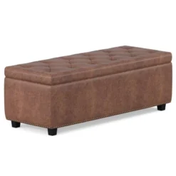 48" Springfield Storage Ottoman - Wyndenhall -Baxton Studio Sale Shop GUEST c203a804 0107 4840 bacf 93dae2e22927