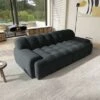 WJShome 86.6inch Modular Sectional Couch,Oversized Loveseat Sofa, 3D Mesh Fabric Comfy Cloud Sofa Couches