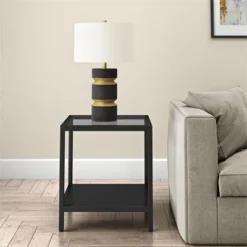 22' Metal Side Table In Black - Henn&Hart 10 22' Metal Side Table In Black - Henn&Hart -Baxton Studio Sale Shop GUEST c4584862 4d1d 4878 a0c6 d53afa0445cb