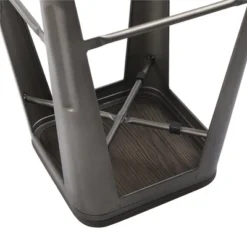 Yaheetech 24 Inches Height Backless Stackable Metal Counter Bar Stool, Set Of 4 -Baxton Studio Sale Shop GUEST c48b1c96 14bd 4739 8f47 e73a6bc62082