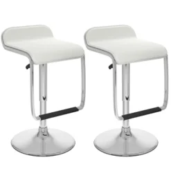 Set Of 2 Adjustable Barstool With Footrest - CorLiving -Baxton Studio Sale Shop GUEST c5685af9 8c8b 4f29 a094 d69ba8399059