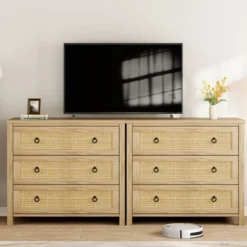 3 Dresser For Bedroom, 29" Tall Dresser, Modern Tall Drawer Dresser With Storage, Wooden Closet Dressers Chest Of Drawers, White -Baxton Studio Sale Shop GUEST c5a00190 ecef 40a8 b14b cce5b97c4239