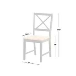 Set Of 2 Virginia Crossback Dining Chairs - Buylateral -Baxton Studio Sale Shop GUEST c5ddf353 96f8 4f50 a90d 853cde055b4a
