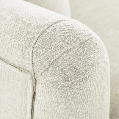 81.8" Upholstered Country Loveseat Sofa With Wooden Legs And Two Throw Pillows-ModernLuxe 11 81.8" Upholstered Country Loveseat Sofa With Wooden Legs And Two Throw Pillows-ModernLuxe - Image 11