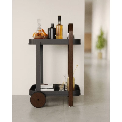 Bellwood Bar/Serving Cart - Umbra 9 Bellwood Bar/Serving Cart - Umbra - Image 9