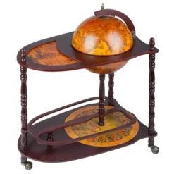 Design Toscano Old World Extended Shelf Italian Replica Globe Bar Cart -Baxton Studio Sale Shop GUEST c79813ea 125b 4dae bf52 3c853b123bc5