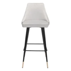 29.5" Luxe Velvet Barstool - ZM Home -Baxton Studio Sale Shop GUEST c7e68807 e6c4 4876 a81c 39dfd568f772
