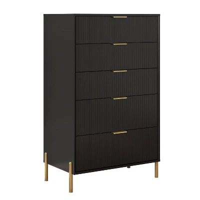 Festivo 4pc Modern Elegance Bedremm Chest And 6 Drawer Dresser And 2 Drawer Nightstands Set 3 Festivo 4pc Modern Elegance Bedremm Chest And 6 Drawer Dresser And 2 Drawer Nightstands Set - Image 3